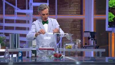 We put our extracted
strawberry solution... - Bill Nye Saves the World