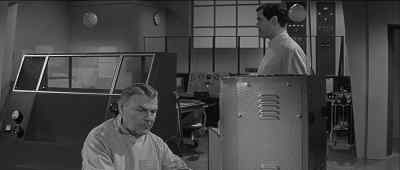 We put them both through. - Curse of the Fly