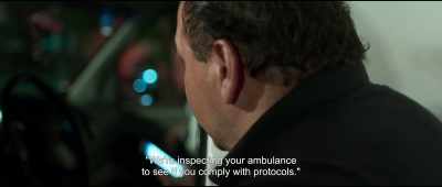 "We re inspecting your ambulance
to see If you comply with protocols." - Midnight Family