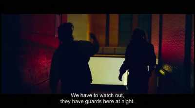 We really have to be careful,
because there are guards here at night too. - Tiger Girl