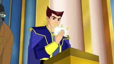 We received an invitation from your council. - DC Super Hero Girls: Intergalactic Games