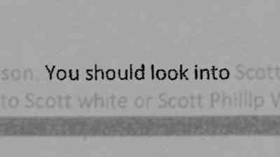 We received Helen
White's letter in 2019. - Never Let Him Go