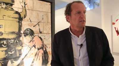We restored it the way it is right now, - Saving Banksy