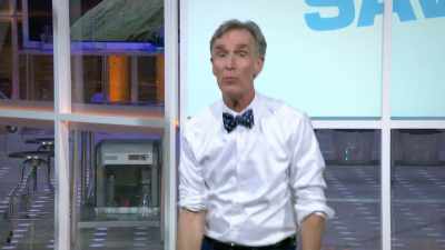 We ride freaking rockets
and bounce around in low gravity. - Bill Nye Saves the World