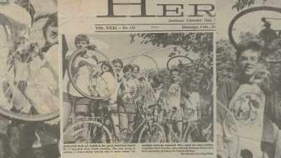 We were riding for the
multiple sclerosis society - Shadow of a Wheel