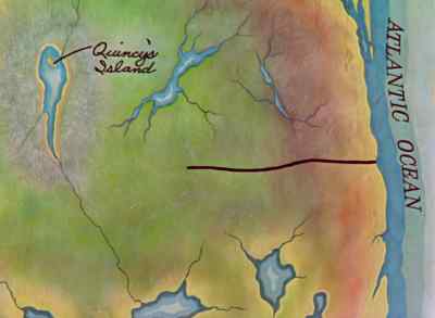 We rode north through 
almost impenetrable territory - Distant Drums