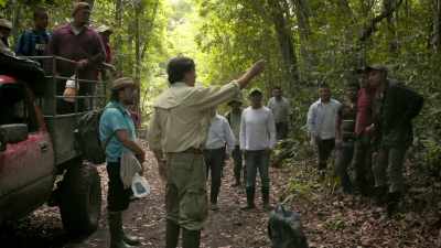 We’re going to
cut a trail due south. - Lost Treasures of the Maya