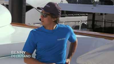We'’re gonna wash down bridge
deck, swim platform, transom. - Below Deck Down Under
