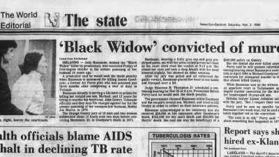 We’ve had, you know,
the Black Widow murders - Killer Cases