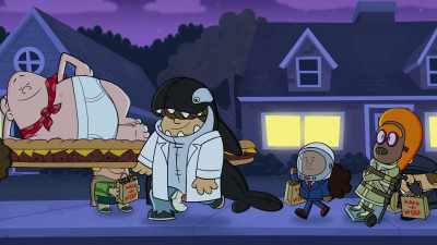 - We saved Halloween with Hack-A-Ween.
- Yep. Everybody's happy. - The Spooky Tale of Captain Underpants Hack-a-ween
