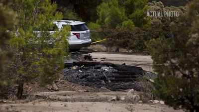  We saw a vehicle next
 to the burnt cabin, - #TextMeWhenYouGetHome