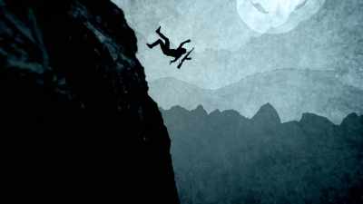 We saw him hit a ledge, - The Dawn Wall