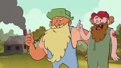 We saw it on LaserBillies. - The Epic Tales of Captain Underpants