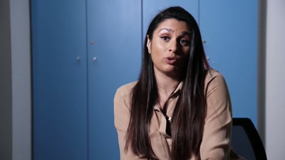 We see Grace sat and she's chatting,
talking really rapidly - Killers: Caught on Camera