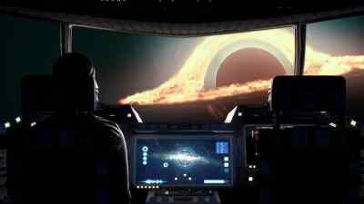 We set a course towards
the event horizon, - How the Universe Works