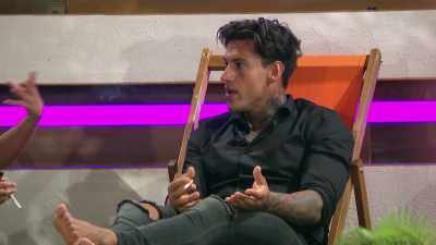 We were sharing.
I wanted to cut it up‐‐ - Love Island