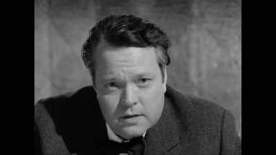 We should be grateful for the policeman,
but I think we should be grateful too - The Eyes of Orson Welles