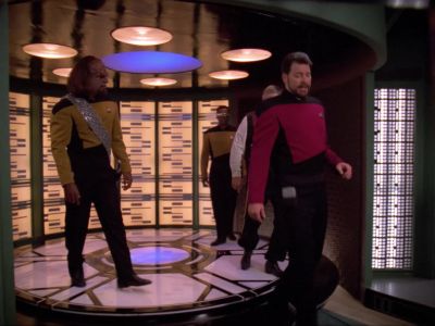 We should get you to sickbay.
Dr Crusher... - Star Trek: The Next Generation