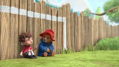 We should just climb over
that fence and get our ball back. - The Adventures of Paddington