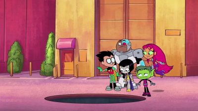 We should probably
get out of here. - Teen Titans Go!