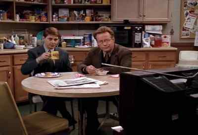 We should try to do
something to cheer Matthew up. - NewsRadio