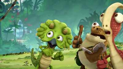 -We should use the map!
-(Giganto growls) - Gigantosaurus