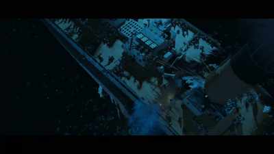 We showed it sinking bow-first, - Titanic: 20 Years Later with James Cameron
