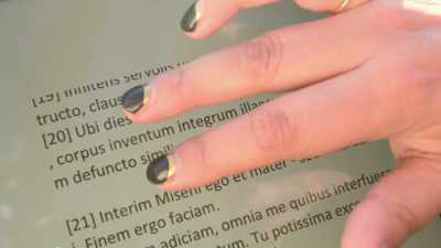 We simply are
told corpus inventum, - Lost Treasures of Rome