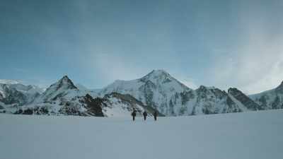 We were so stiff, 
we marched with our knees bent.  - Shackleton: The Greatest Story of Survival