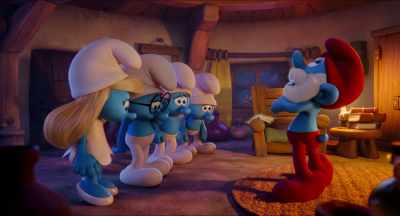 We had some excitement
with the chase sequence, - Smurfs: The Lost Village
