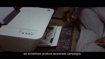 ...we sometimes produce
awareness campaigns. - City of Ghosts