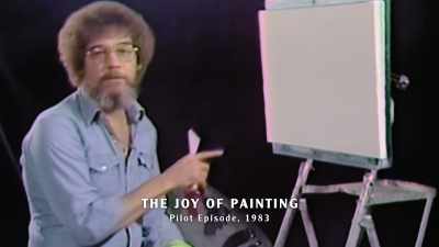 We start with a vision in our heart,
and we put it on canvas, - Bob Ross: Happy Accidents, Betrayal & Greed