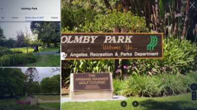 We started at Holmby Park in Westwood
at his request. - House of Hammer