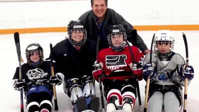WE STARTED PLAYING HOCKEY
TOGETHER AND FOUND THE GLASA - Harlem Globetrotters: Play It Forward