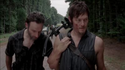 We started something
last night. - The Walking Dead