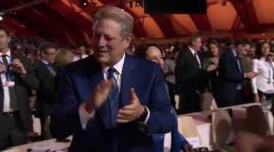We started
this COP commemorating - An Inconvenient Sequel: Truth to Power