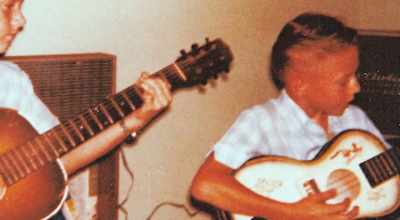 We stood next to the stereo
because it looked like we had speakers. - Jimmie & Stevie Ray Vaughan: Brothers in Blues