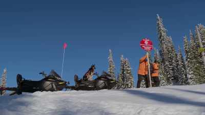 We sure don't want
any skiers in this area - Love in Glacier National: A National Park Romance