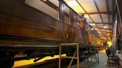 We had the first problem
with the bogie castings - Great Rail Restorations with Peter Snow
