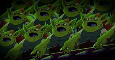 ♪ We, the jury
Find the defendants guilty ♪ - Legend of the Three Caballeros