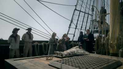 We therefore commit
this body to the deep, - Alias Grace