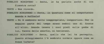 We had these details coming out. - Amanda Knox