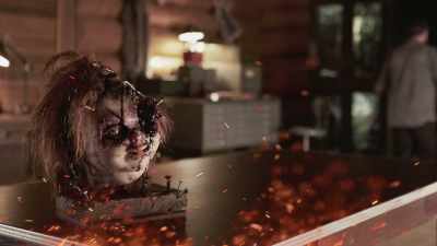 -We had to basically shoot
the whole scene first, - Doc of Chucky