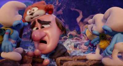 We had to figure out a way
for him to grab on somehow - Smurfs: The Lost Village