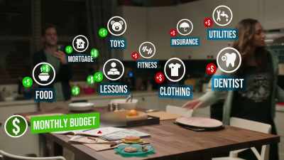 We try to follow
a budget - Children Ruin Everything
