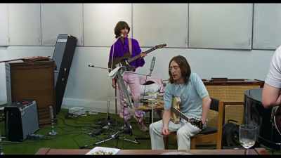 We were trying to go into
"Don't Let Me Down" if we made it, - The Beatles: Get Back