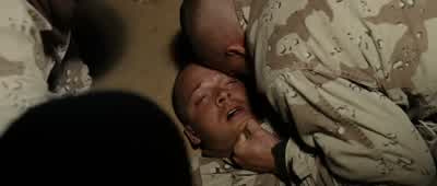 We turned the inside of our tent... - Jarhead