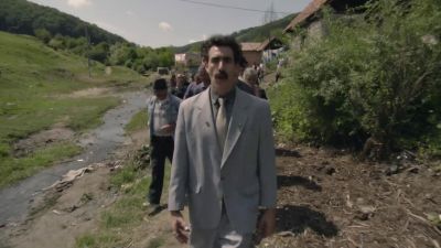 We use my iPhone 4's hot spot - Borat Subsequent Moviefilm