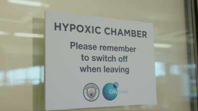We use the chamber over here - All or Nothing: Manchester City