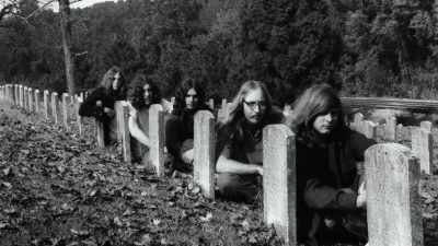 - We used to be called The 1%.
Here's our first band card. - If I Leave Here Tomorrow: A Film About Lynyrd Skynyrd